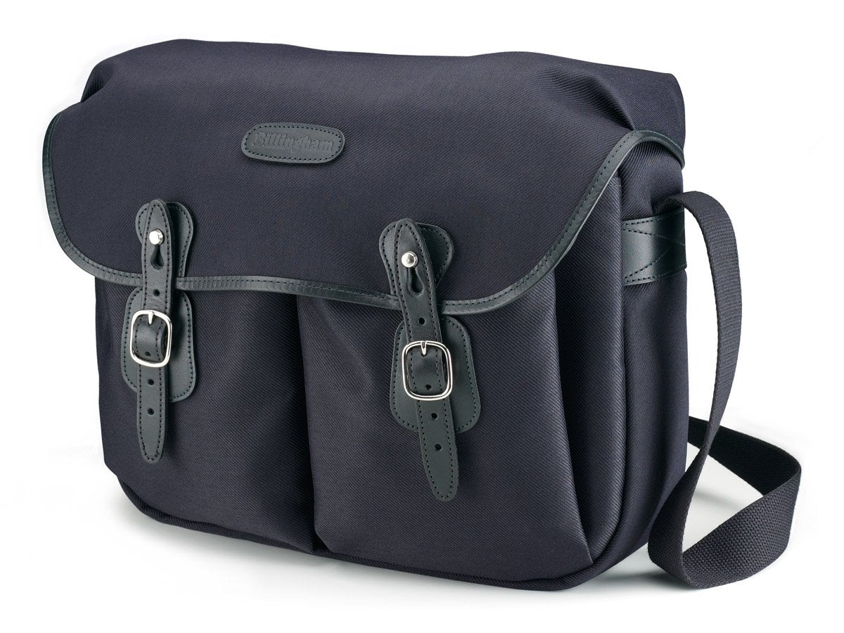 Billingham Hadley Large — Black FibreNyte / Black Leather