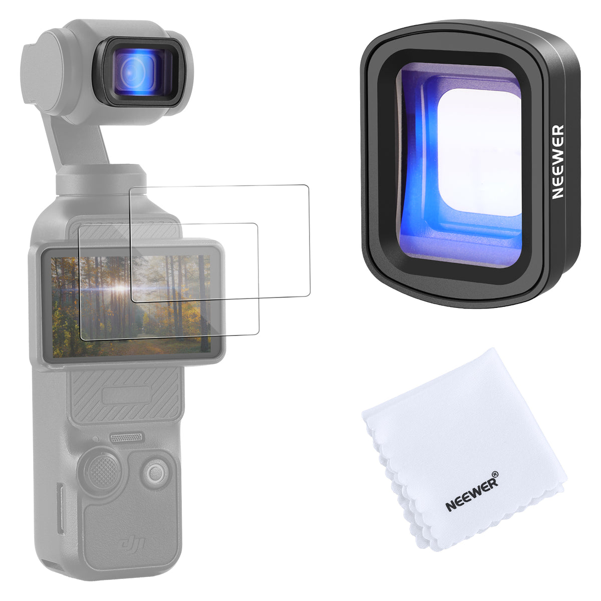 NEEWER FL-C56 1.2x Blue Anamorphic Lens